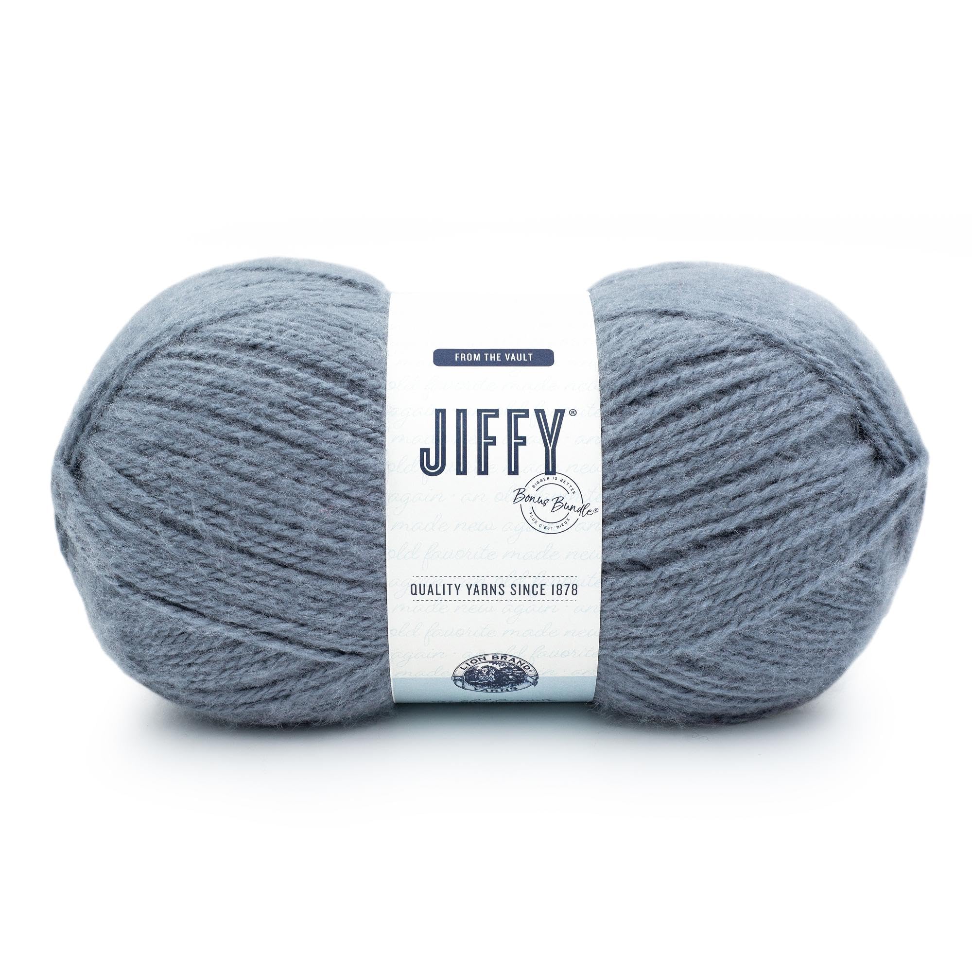 Amazon.com: Lion Brand Yarn Jiffy Bonus Bundle, Acrylic Yarn for
